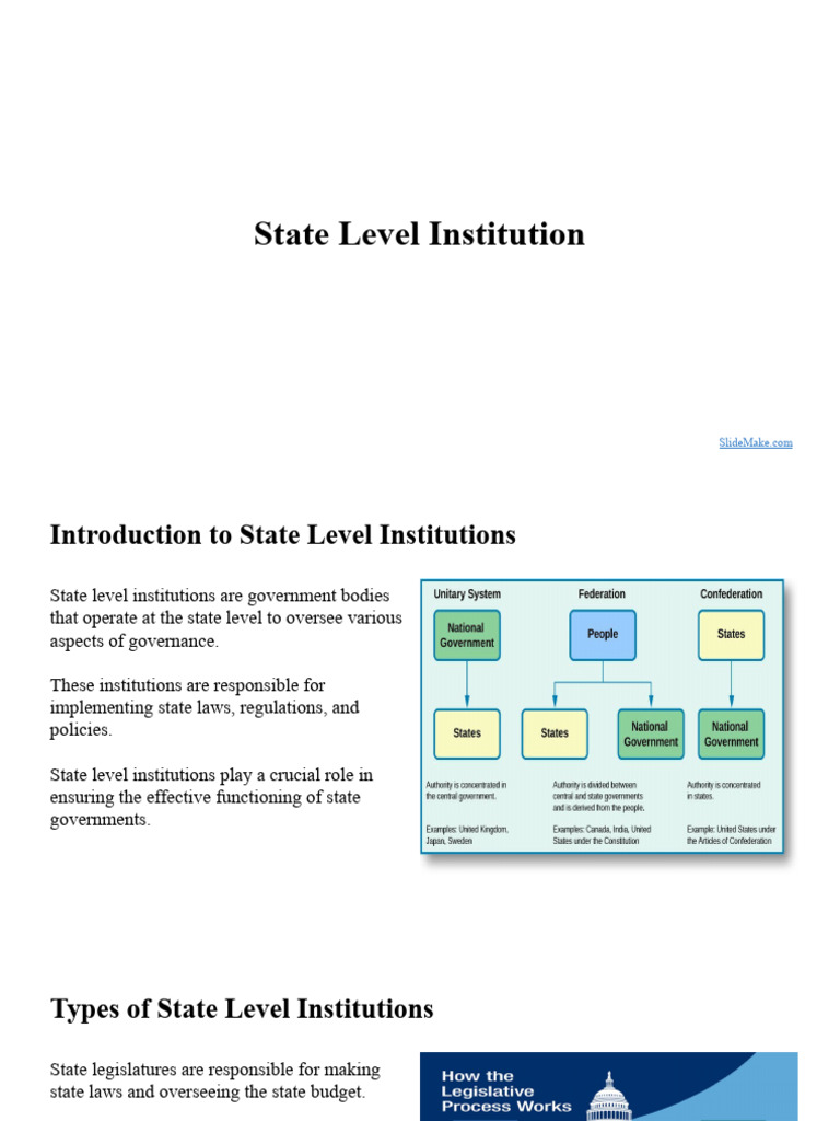 Understanding State Level Institutions | PDF | Governance | Accountability