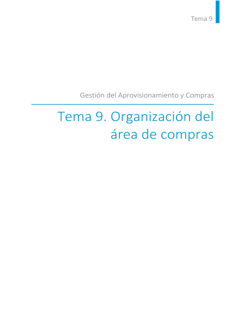 Organización Del Área de Compras | PDF | Business | Obtención
