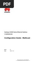 Quidway S3300 Configuration Guide - Multicast (V100R003C00 - 04)