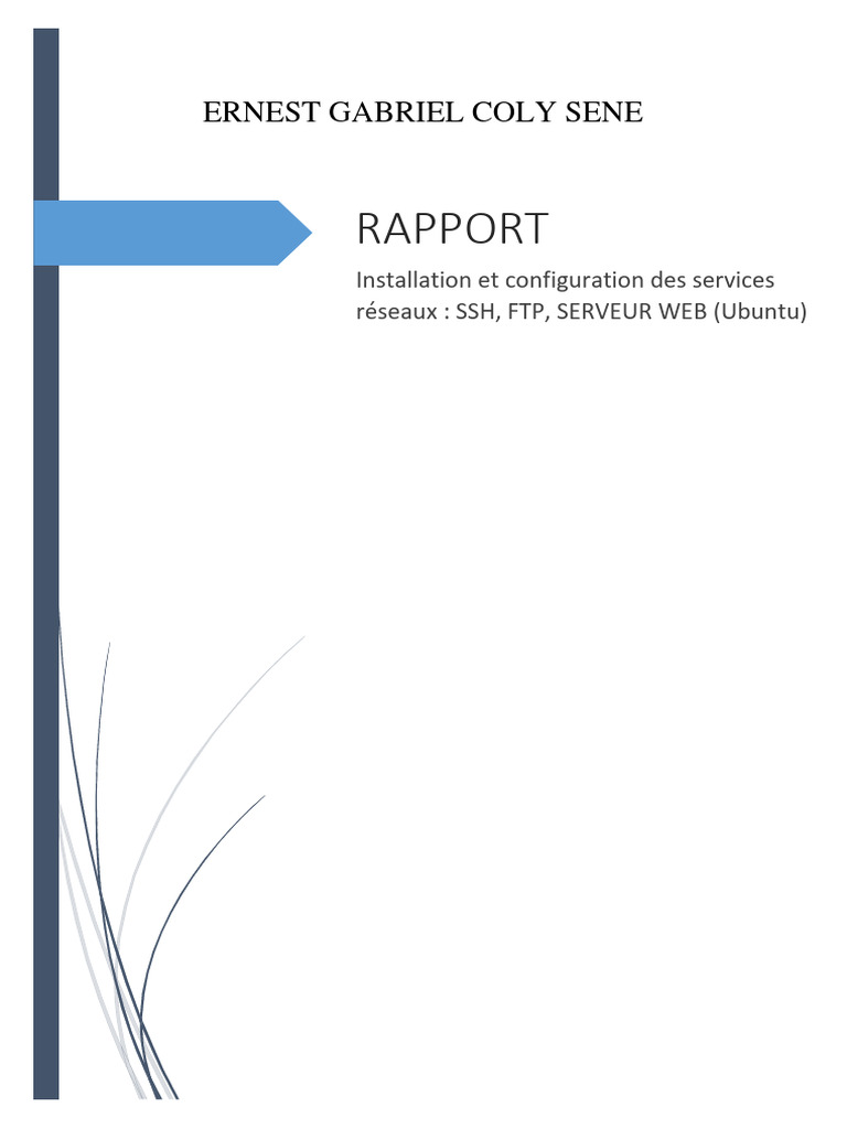 Installation et configuration SSH/FTP | PDF | Protocole de transfer de ...