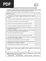 Cuestionario MDQ Mood Disorder Questionnaire | PDF