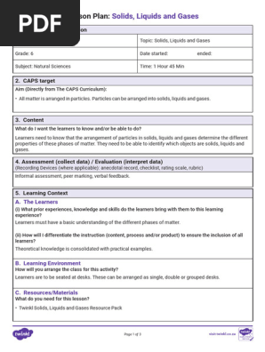 NST Lesson Plan