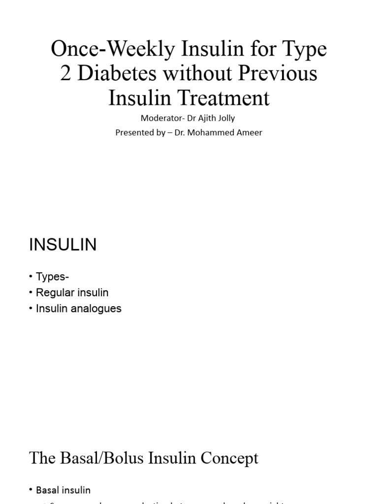Once-Weekly Insulin icodec for T2DM | PDF | Insulin | Hypoglycemia