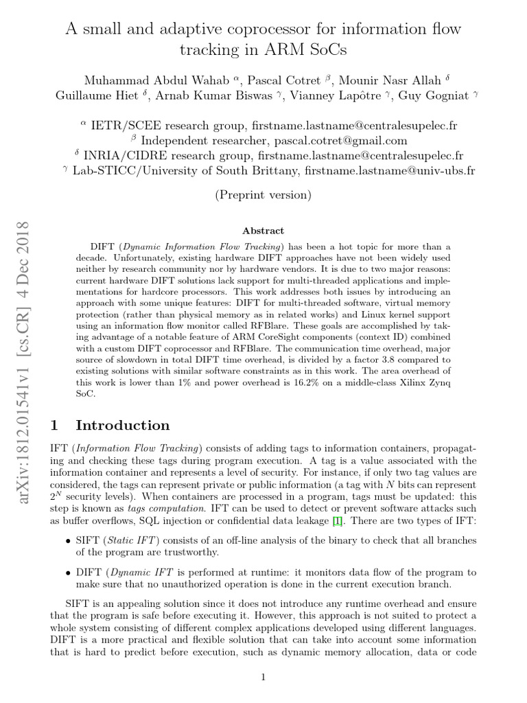 Arm cpu grf prf pdf central processing unit kernel operating system 