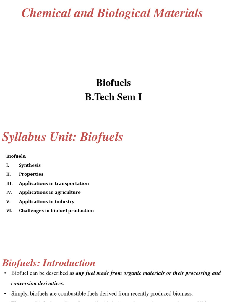 Biofuels | PDF | Biofuel | Biodiesel