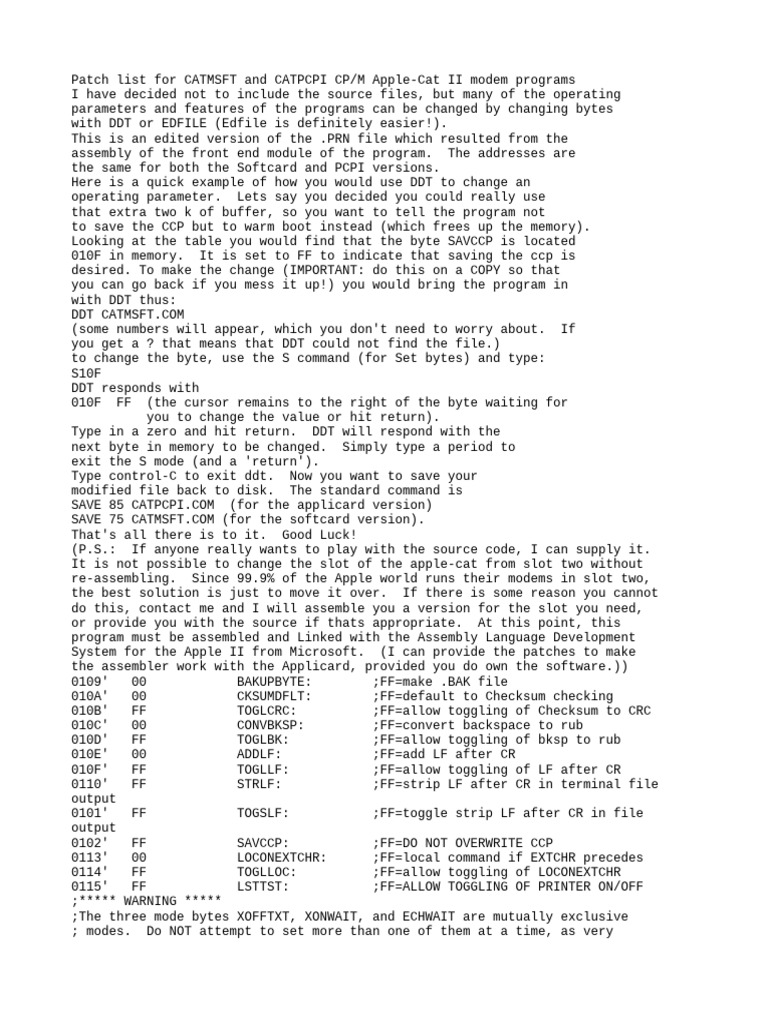 Apple Cat Patch | PDF | Computer Science | Computing