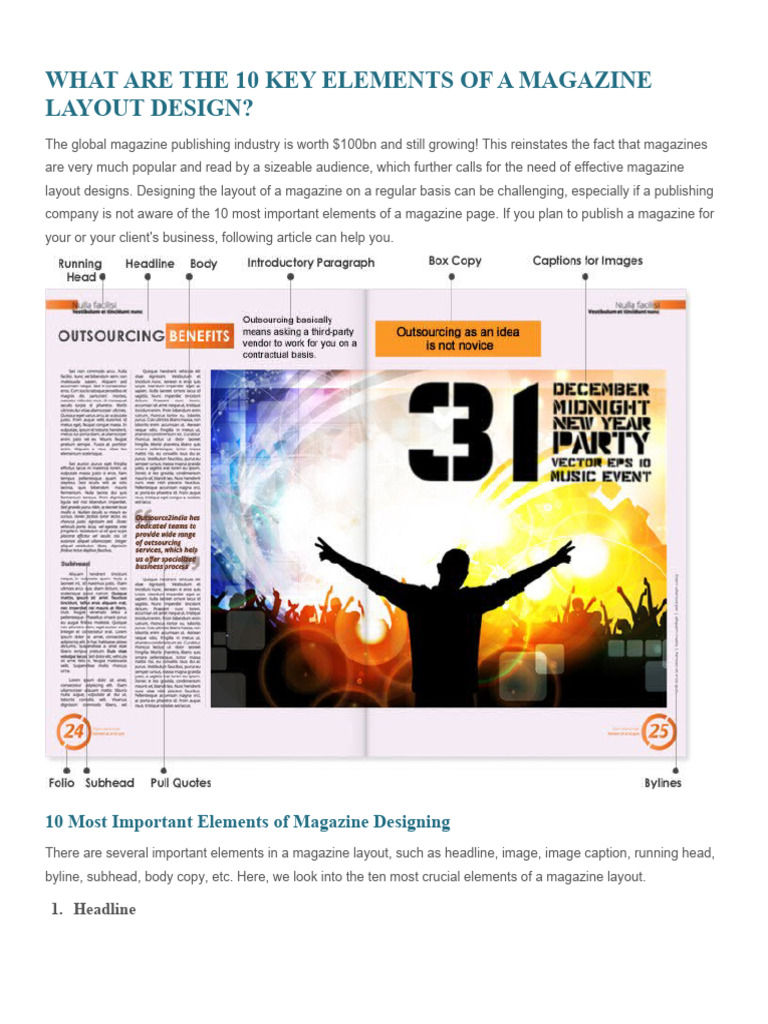 Key Elements of Magazine Layout Design | PDF | Image Resolution | Page ...