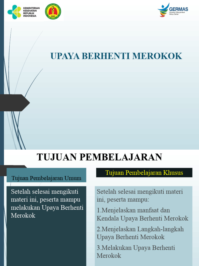 Panduan Berhenti Merokok Efektif | PDF