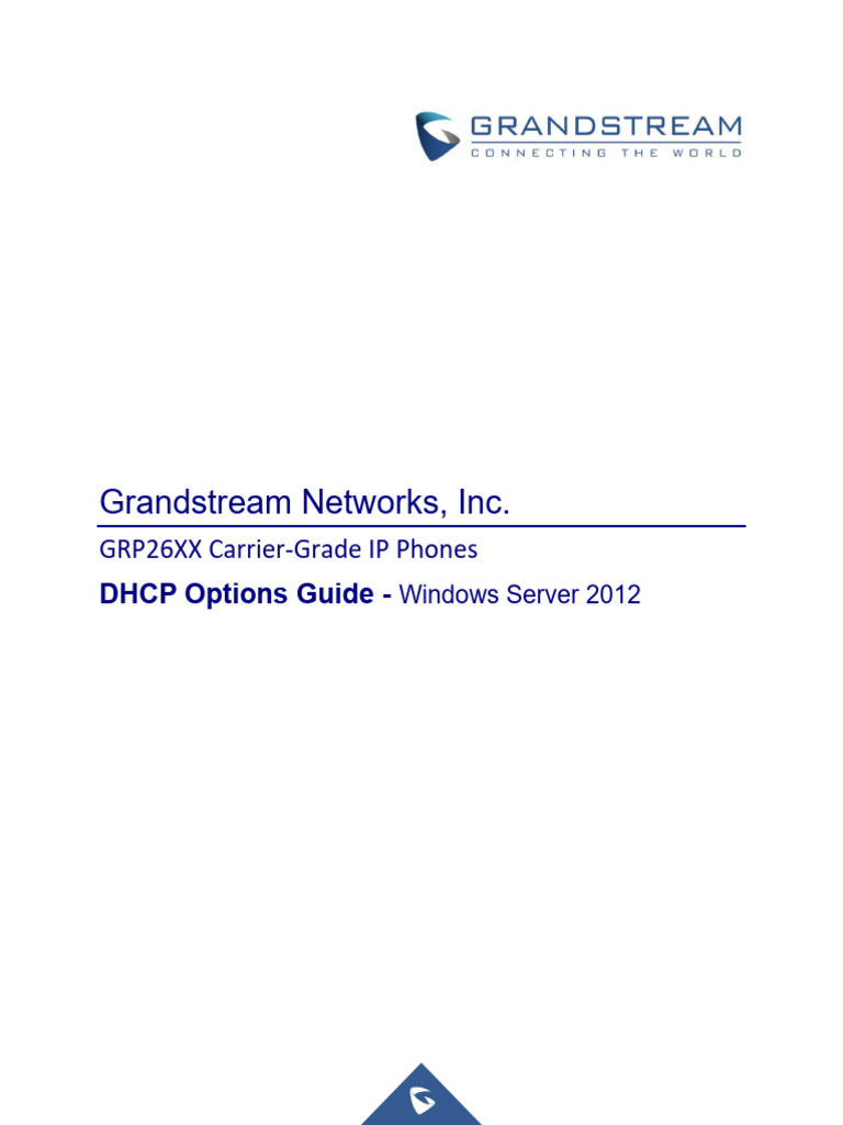 GRP26XX DHCP Options Guide for Windows | PDF | Ip Address | Computer ...