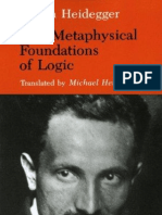 Heidegger The Metaphysical Foundations of Logic 26