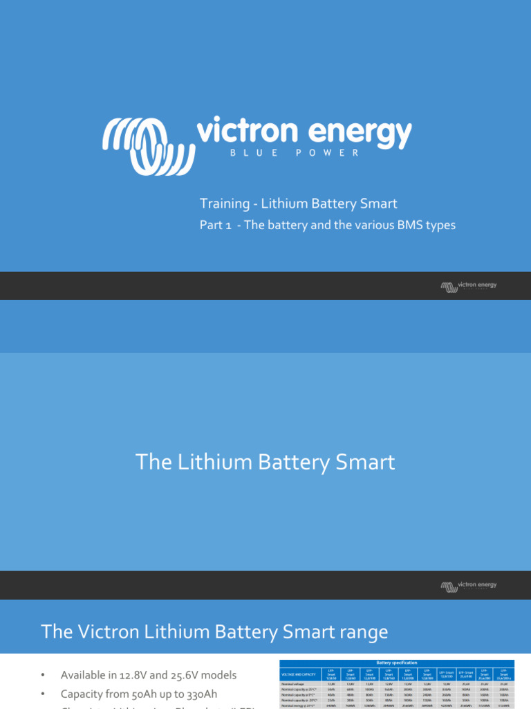 Lithium Battery Smart Training Guide | PDF | Battery Charger | Lithium ...