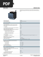 Siemens 3UA Overload Relays | PDF | Relay | Alternating Current