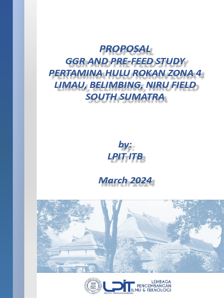 GGR and Pre-FEED Study Proposal | PDF | Petroleum Reservoir