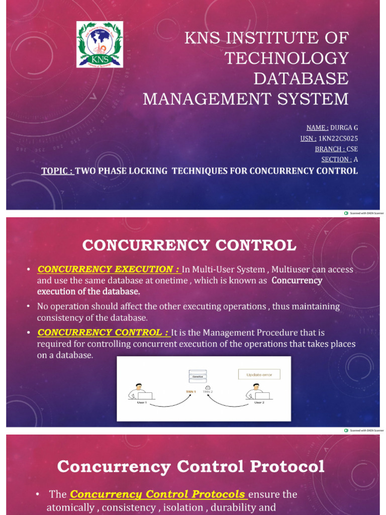 Two Phase Locking Techniques For Concurrency Control | PDF