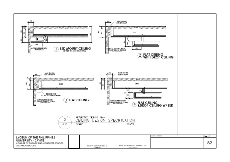 Beam and Ceiling Design Specifications | PDF | Mechanical Engineering ...