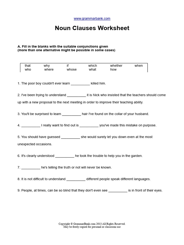 noun-clauses-exercises-pdf-language-arts-discipline-foreign