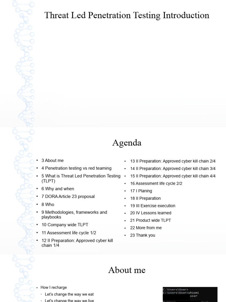 Understanding Threat Led Pen Testing | PDF | Penetration Test ...