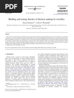 Download Building and Testing Theories of Decision Making by Travellers by Esther Charlotte Williams SN75059733 doc pdf