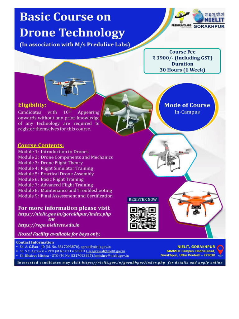 Q50 Basic Course On Drone Technology 20240705 | PDF | Unmanned Aerial ...