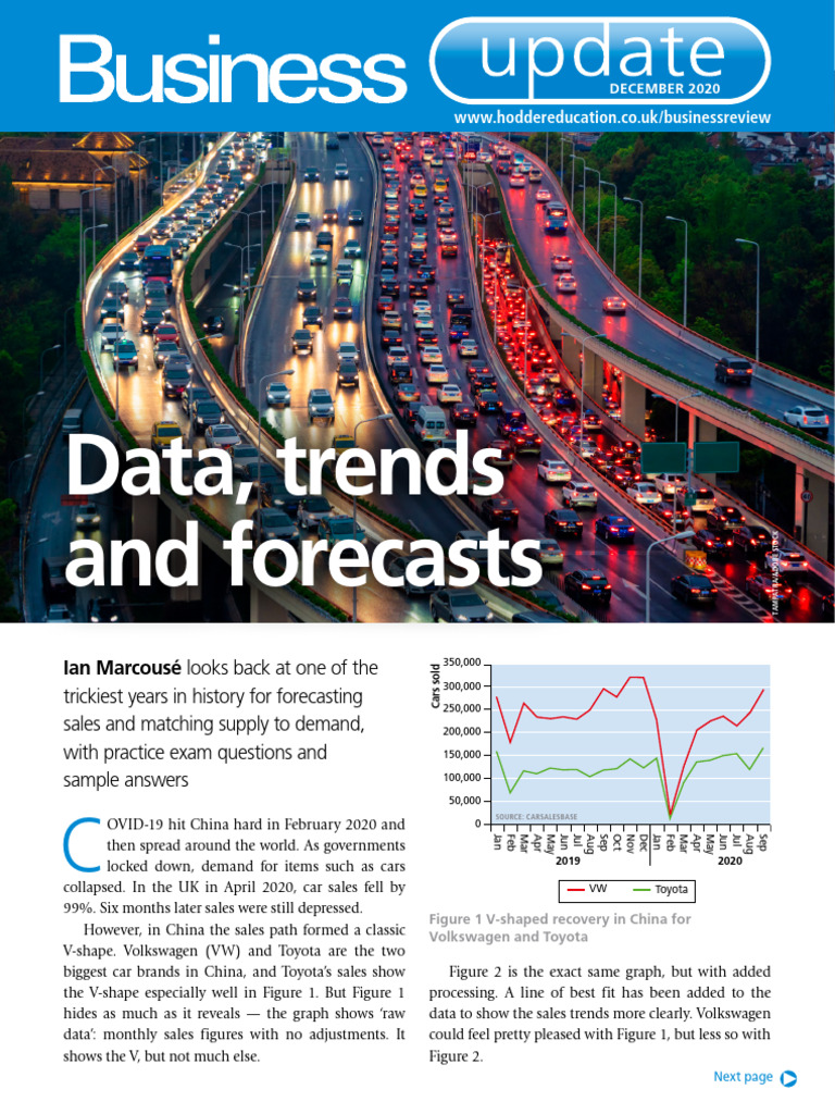 Data, Trends and Forecast | PDF | Volkswagen | Toyota