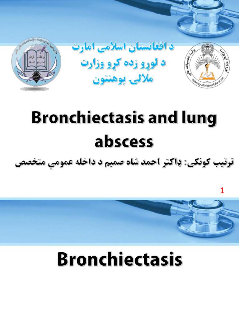 Bronchiectasis and Lung Abscess Overview | PDF | Clinical Medicine ...