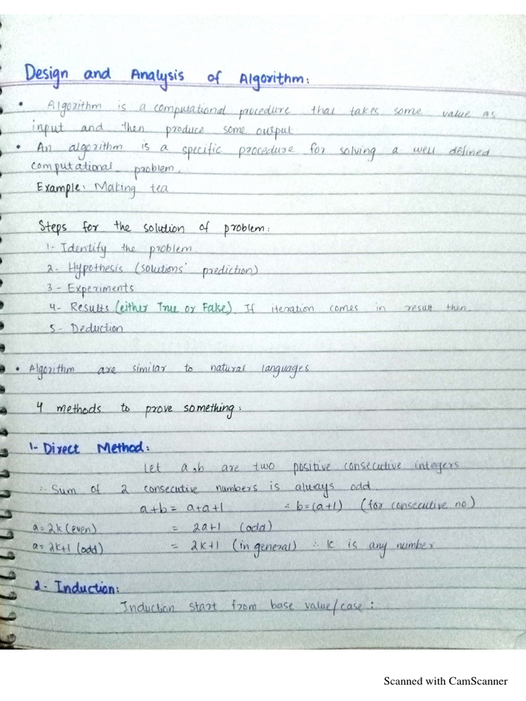 Algorithm Notes | PDF