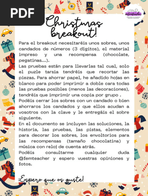 Christmas breakout 