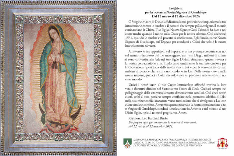 Collana Con Ciondolo Nostra Signora Di Guadalupe – Gioiello Vergine Maria In Acciaio Inox 316L, Regalo Religioso Per Donna - 2