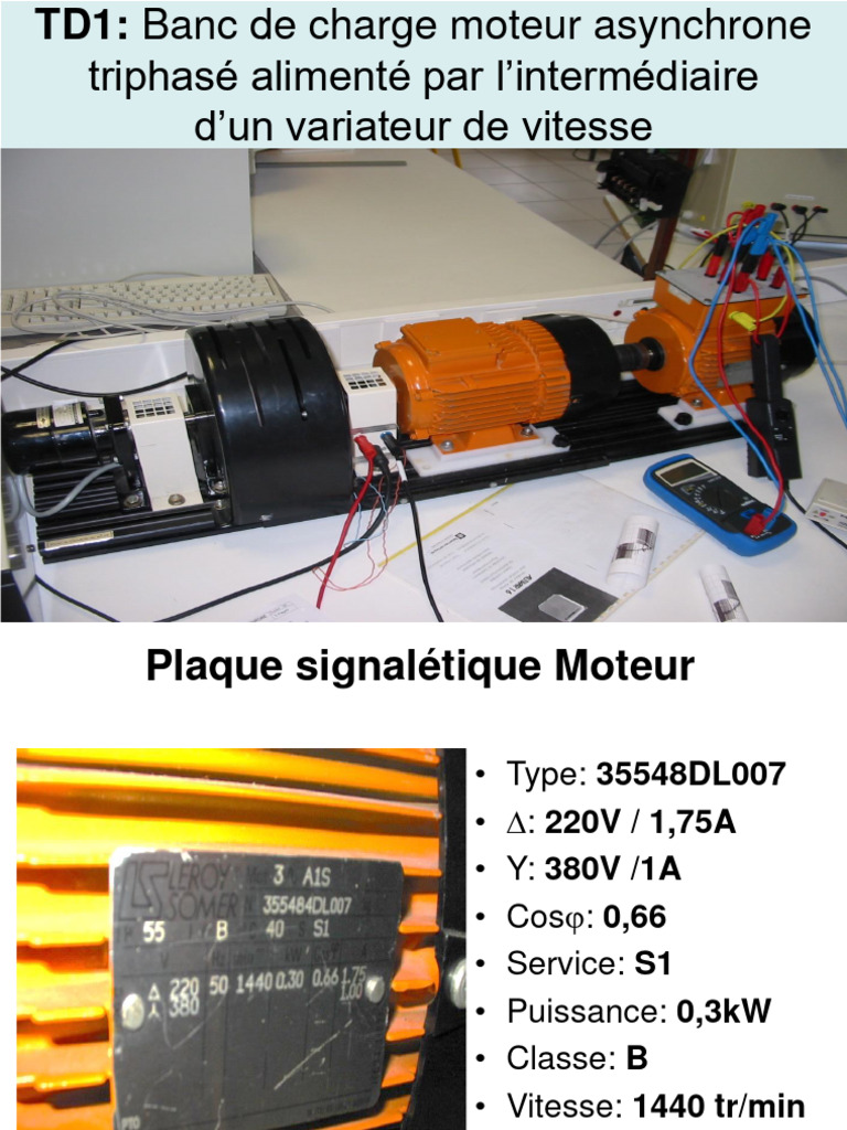 Schéma variateur moteur monophasé 220V PDF Électrotechnique — free download