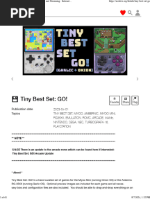 Tiny Best Set - GO! - Free Download, Borrow, and Streaming - Internet Archive