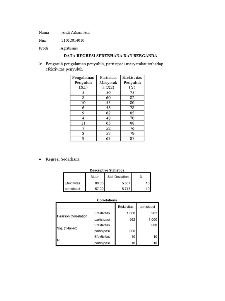 SPSS Adi Arham - Am | PDF