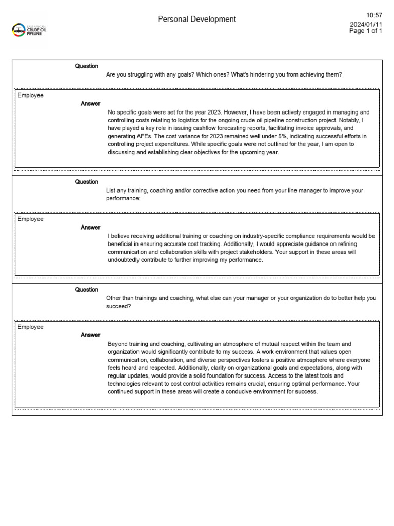 2023 performance review pdf organizational behavior social psychology