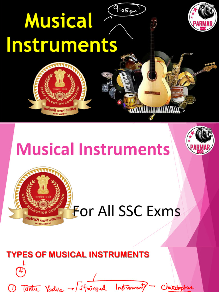 Static GK l Musical Instruments l Lecture11 (PPT) PDF