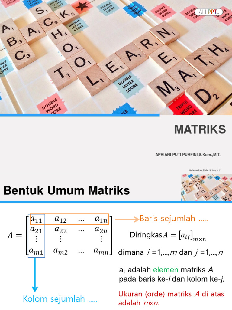 Elemen dan Sifat Matriks Simetri | PDF