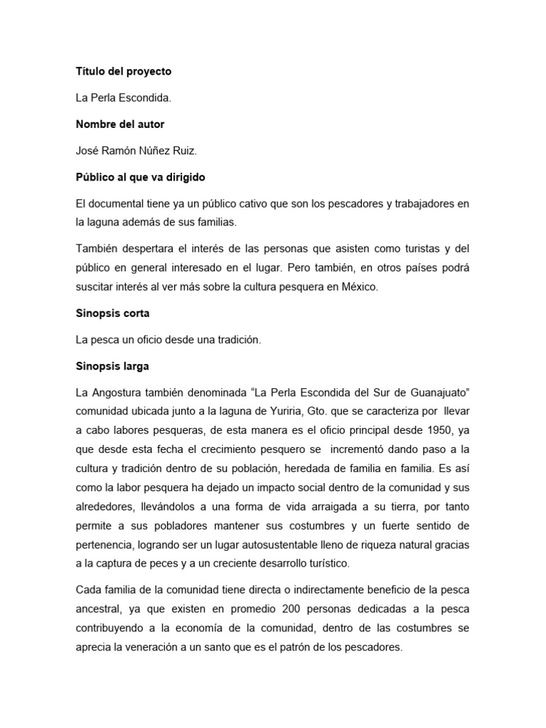 La Perla Escondida | PDF