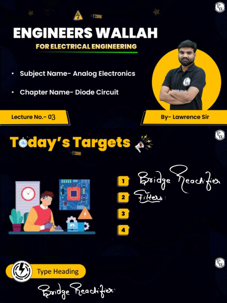 Diode Circuits 03 Class Notes Pdf