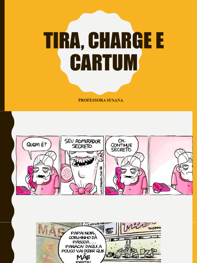 Tiras, Charges e Cartuns: Definições e Histórias | PDF | Desenho | Sátira