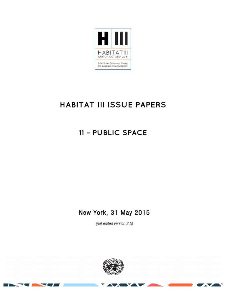 Public Space: Urban Inclusivity Insights | PDF | United Nations Human ...