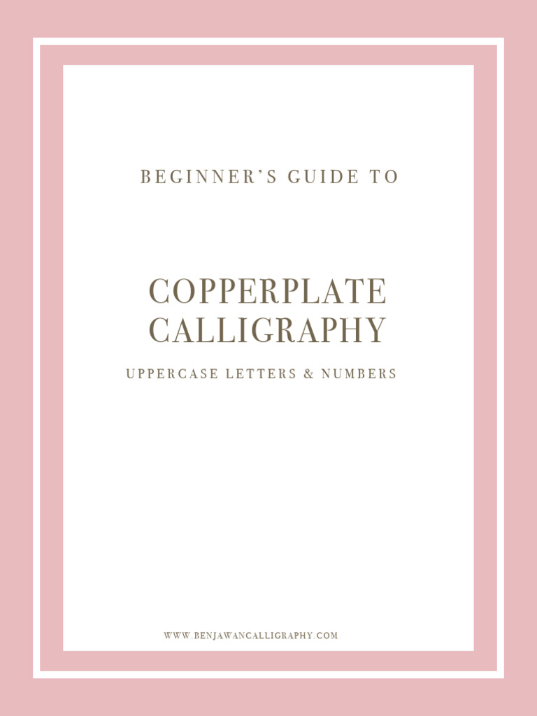 Copperplate Uppercase Letters | PDF | Ley de libertad de expresión ...