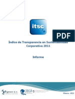 Índice de Transparencia en Sustentabilidad Corporativa Informe