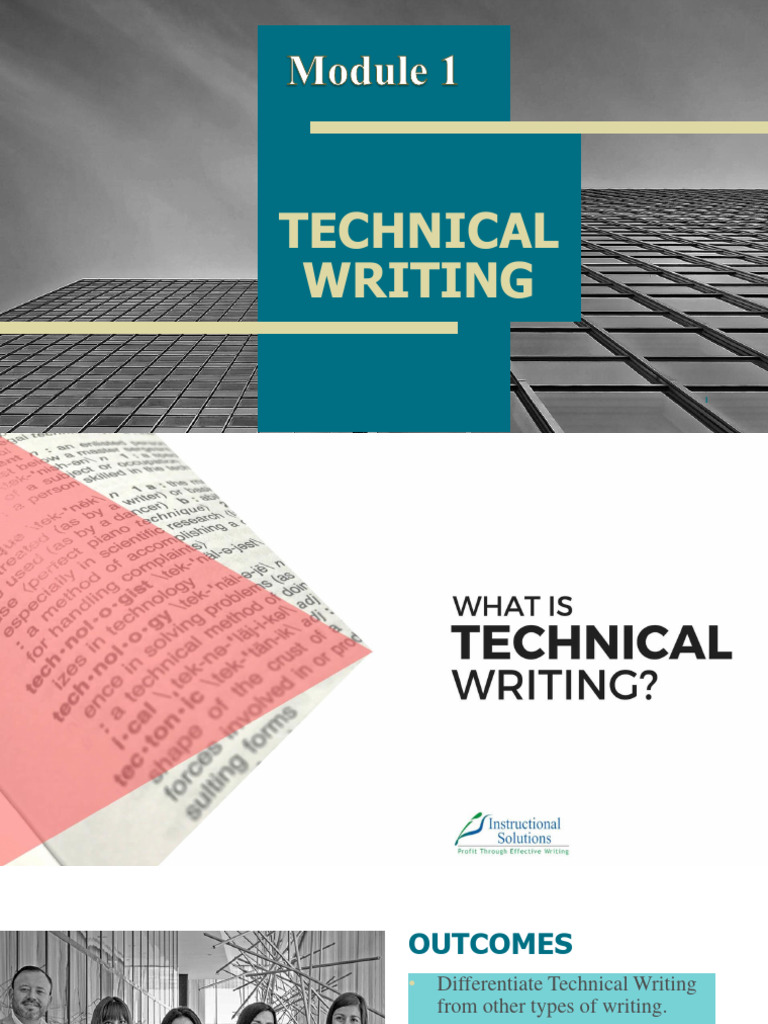 Mod 1 What Is Technical Writing | PDF | Technical Communication | Human ...