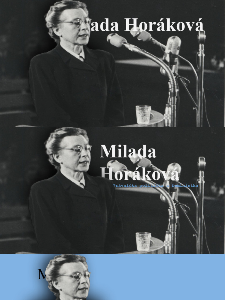 Milada Horáková-Prezentace | PDF
