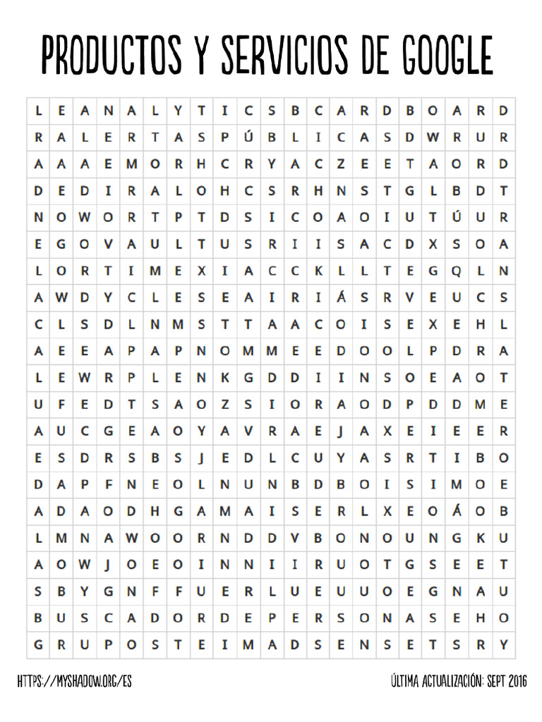 Google Wordsearch | PDF