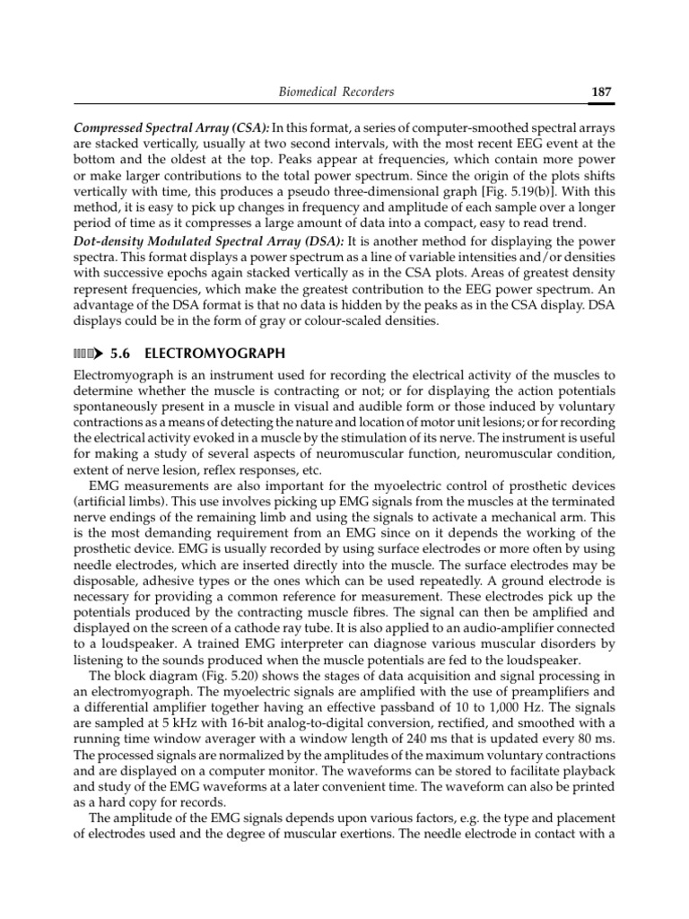 5.6 Electromyograph | PDF | Electromyography | Amplifier