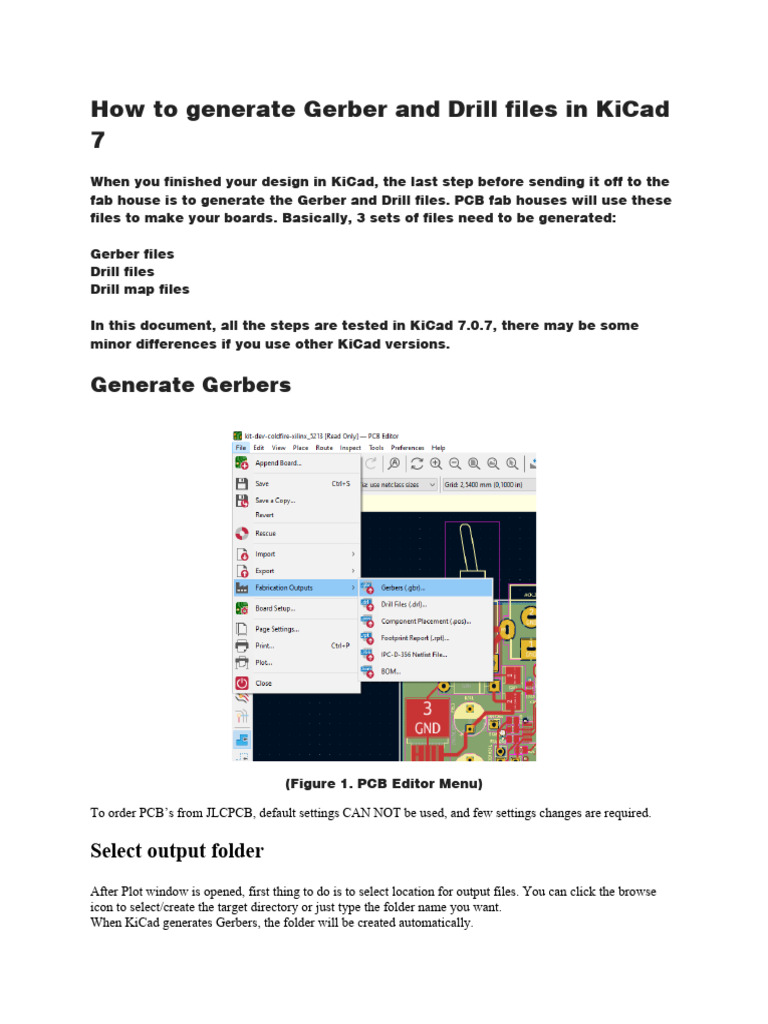 Generate Gerber and Drill Files in KiCad | PDF | Computer File ...
