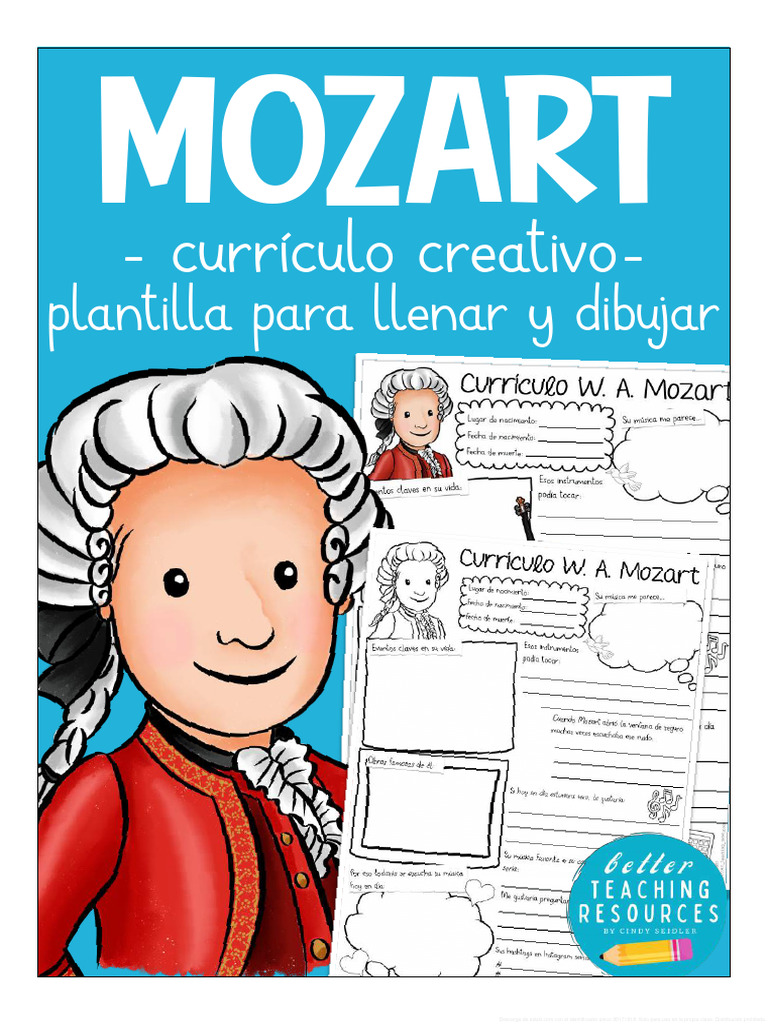 Wolfgang Amadeus Mozart Steckbrief-Compressed | PDF | Wolfgang Amadeus