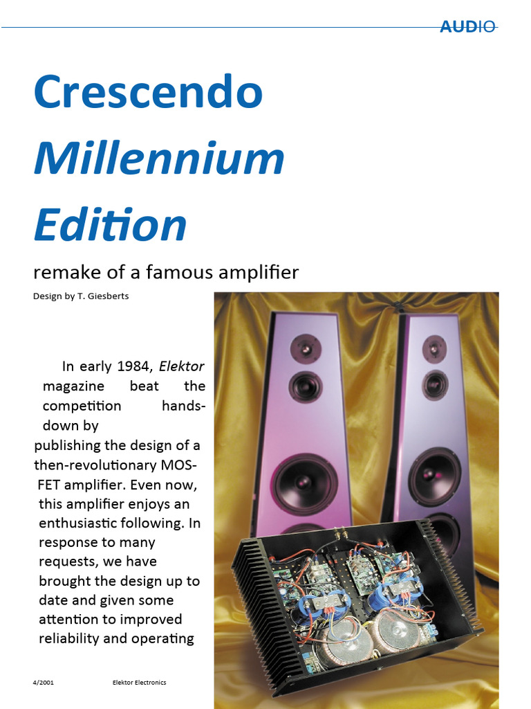 Elektor Audio Amplifiers Pdf Amplifier Operational Amplifier