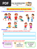 Ficha de Actividades sobre Buen Trato Infantil | PDF