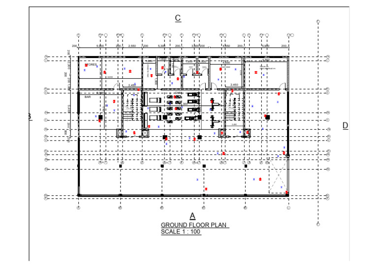 Ground Floor Plan Layout Details | PDF