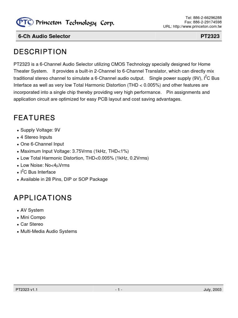 PT 2323 | PDF